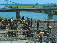 Jadranski most 1980. godine, izgradnja